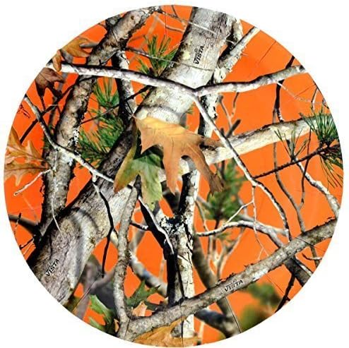 Orange NEXT Camo Dinner 9 Plates Camouflage Birthday Party Supply Shower (8) by Orange NEXT Camo