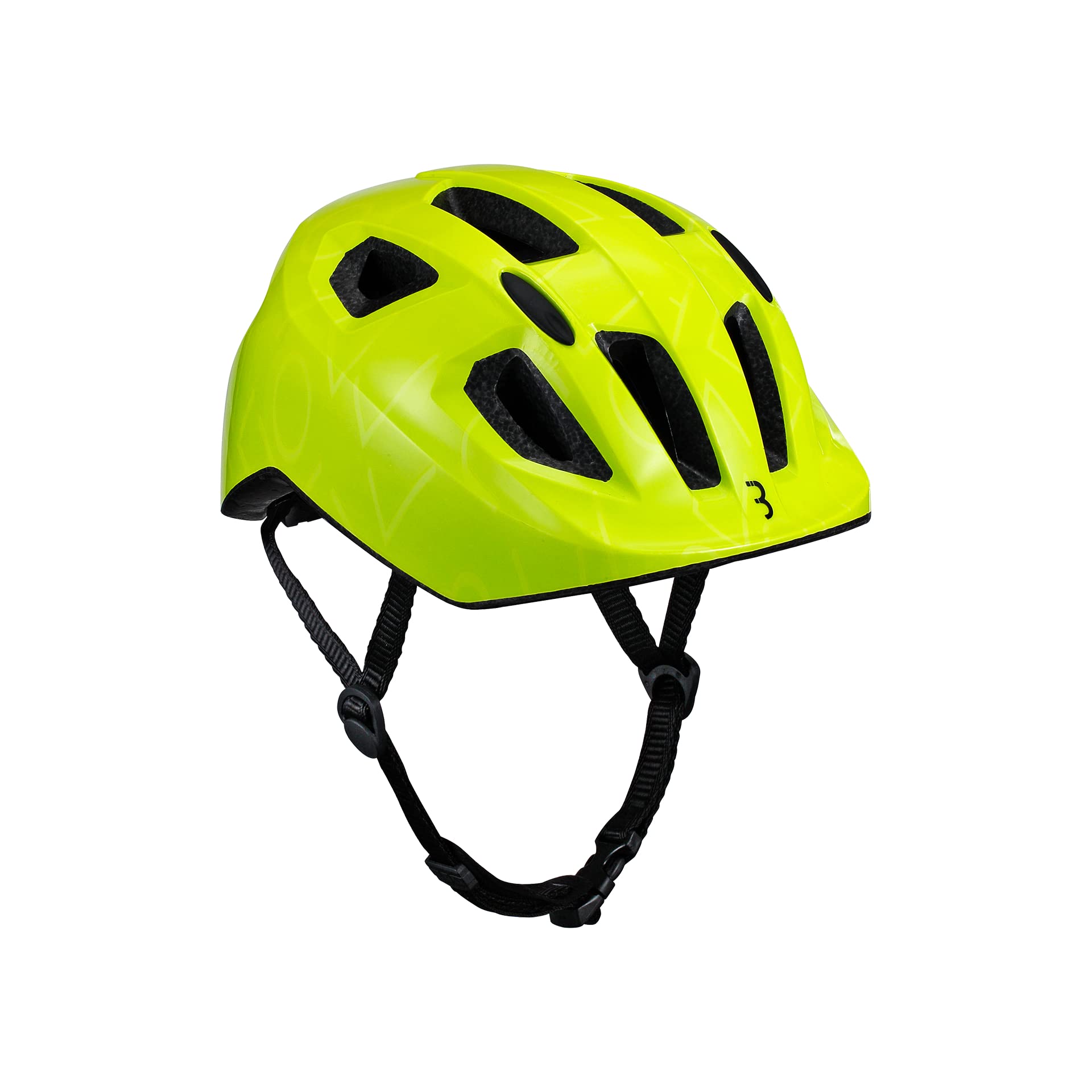 BBB Cycling Unisex Youth BBB Cycling Kids Bike Helmet Boys Girls Bicycle Safety Helmet Reflective Insect Net Hero BHE 1, Neon Yellow Letters, S 46-52cm UK