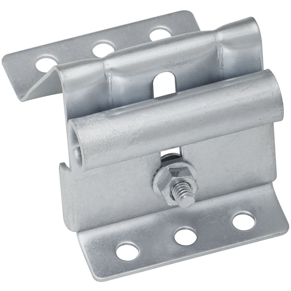 National Hardware V7628 2-1/2" Wide Adjustable Top Roller Brackets w/Bolts & Nuts in Galvanized
