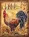 wallsthatspeak 2 Countryside Roosters Country Kitchen Art Prints Posters 8x10 Barnyard