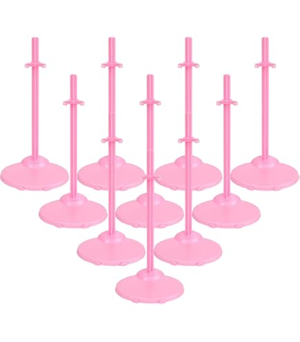 Alipis Lot De 2 Supports De Poupée 45 Cm Réglables - Porte-Poupées Universels Pour Figurines Et Maison De Poupée