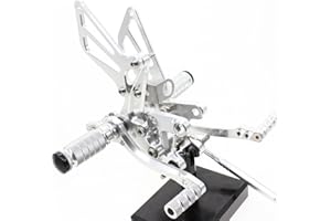 KRACE Sunrivery Motorcycle Rearsets Footpegs For GSXR750 GSX-R600 1996-2005,SV650/SV650S SV1000/S 1998-2014,GSXR1000 2000-2004