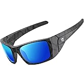 suoso Polarized Sports Sunglasses for Men: Women UV400 Protection Wrap Around Sun Glasses for Fishing Cycling Running TR90
