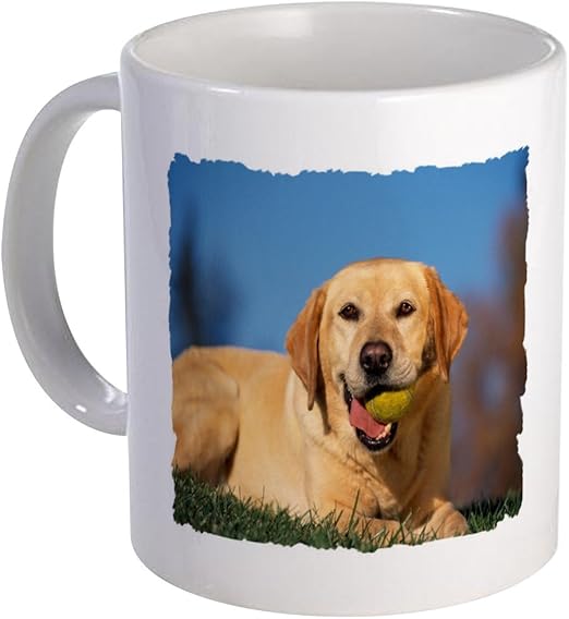 yellow lab coffee mug
