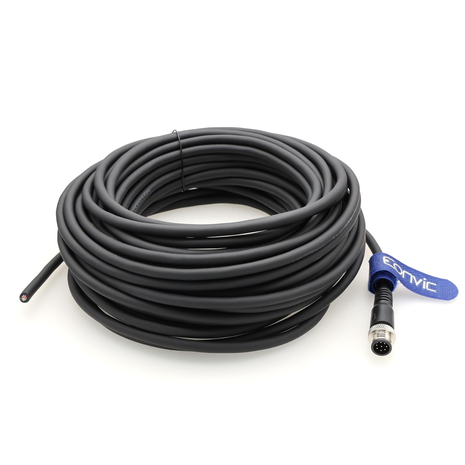 Eonvic M12 Straight 8 Pins Male Sensor Connector Aviation Cable Socket Shielded Electrical Cable Industrial Sensor Connector 15M — image 1