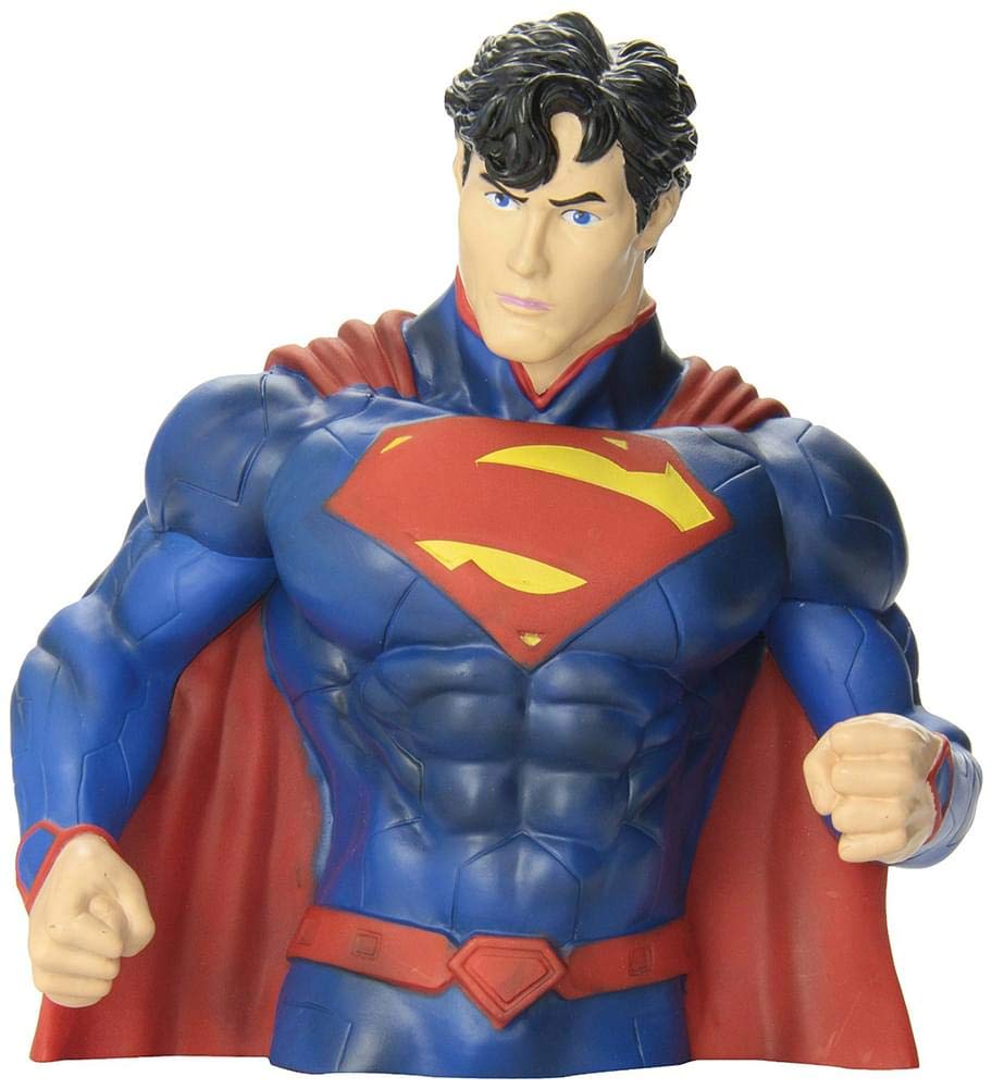Monogram Superman PVC Bust Bank