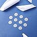 Beadthoven 100pcs 9/16''Inch 304 Stainless Steel Blank Stamping Tag Pendants for Bracelet Earring Pendant Flat Round Charms 15x1mm