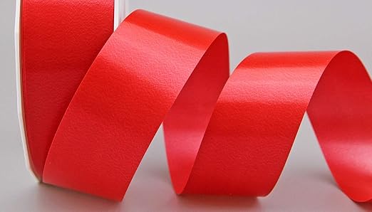 Polyband ROT 3 m x 4 cm (0,36€/m) Geschenkband Dekoband 40 mm Glanzband WETTERFEST Schleifenband Kartengestaltung Basteln