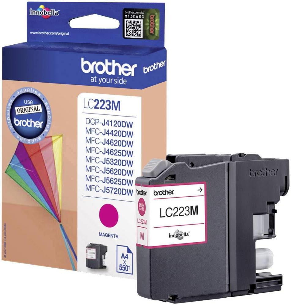 Brother LC-223 Magenta Ink Cartridge Standard Capacity 550 Pages 1 Pack