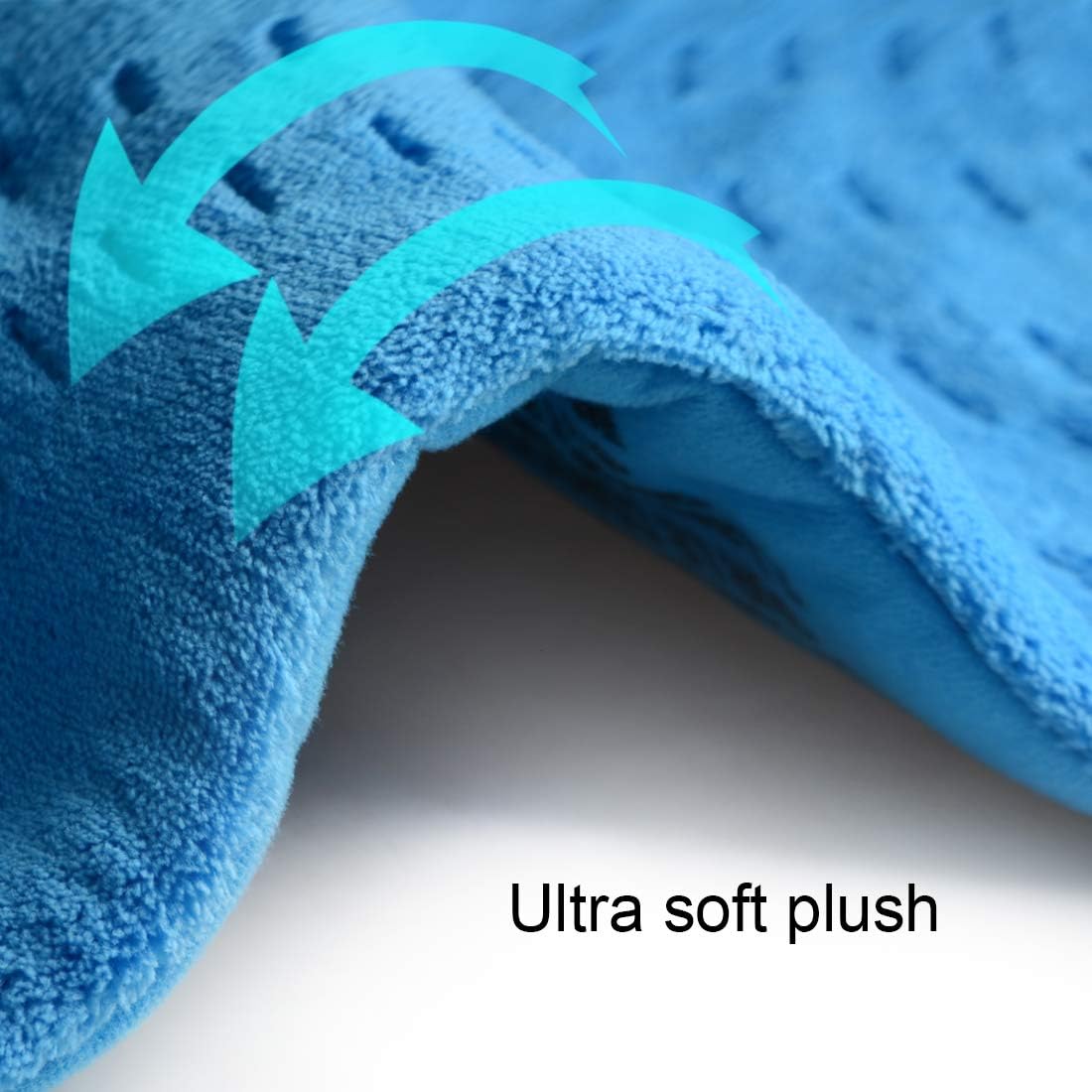 GOQOTOMO Large Electric Heating Pad for Back Pain and Cramps Relief -XL [12"x24"] - Ultra-Soft Heat Pad with Moist & Dry Heat Therapy Options - Auto Shut Off - Hot Heated Pad by-HB003: Health & Personal Care