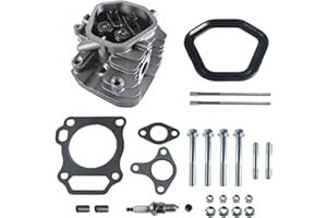 GOIRTUTSS Cylinder Head fit for Honda GX240 GX270 8HP 9HP Engine with Rockers Valves Springs Gaskets