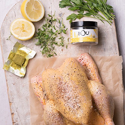 BOU Chicken Flavored Bouillon Cubes, Pack of Six (6) 2.53 Ounce