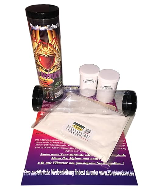 Penis Abdruck Set Hautfreundliches Silikon von Your Dildo in Farbe Lila, Valentinstag Intime und Persönliche Geschenk idee Ko