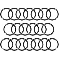 uxcell Nitrile Rubber O-Rings 6mm OD 4mm ID 1mm Width, Metric Sealing Gasket for Automotive Machine Plumbing, Pack of 20