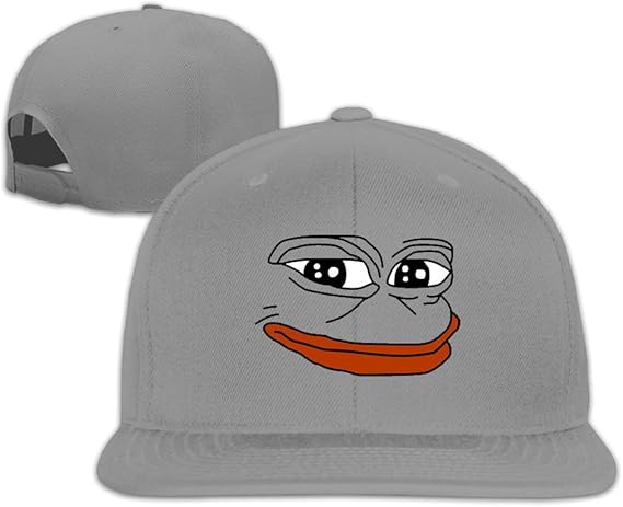 Amazon Pepe The Frog 16メンズ刺繍調節可能野球帽子 Us サイズ One Size カラー グレー キャップ 通販