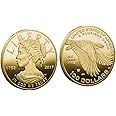 1792-2017 Antique US 100 Dollar Coin, Liberty Coin Souvenir Replica for Collection Party Gifts