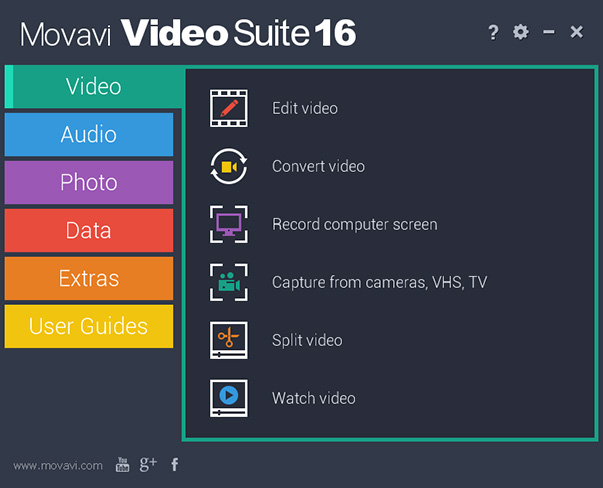 Movavi Video Suite 16 Video Editing Software Business [Download]