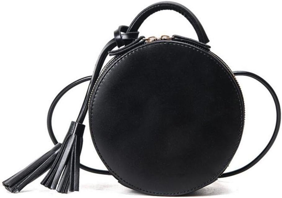 Women Round bag fashion handbag Cool Crossbody bags NEW PU Leather Shoulder bag