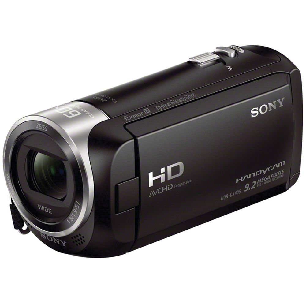 Sony HDR-CX405 HD Handycam HDRCX405/B + 64GB microSDXC + Carrying