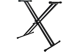 CHROMACAST GoDpsMusic CC-KSTAND Double Braced X-Style Pro Series Keyboard Stand