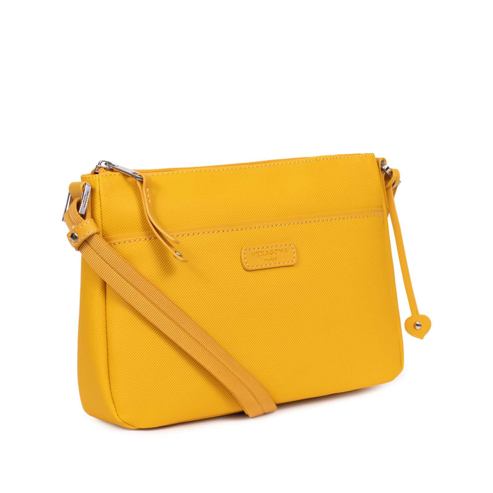 Hexagona Women's Paris Serena Collection-Yellow-in Synthetic Small Bag-Crossbody Handbag, L : 24,5 x h : 17,5 x P : 6 cm