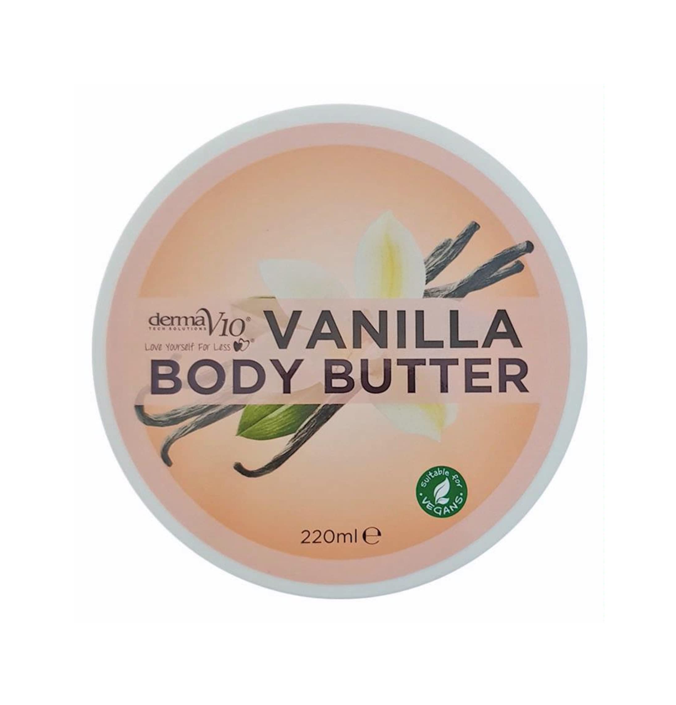 Derma V10 Vanilla Body Butter, 220 g