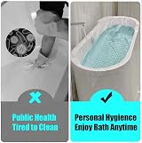 AUSAULAC Disposable Bathtub Liner 102x47 Inch Large Plastic Bath Cover Bag view 6