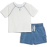 Splendid baby-boys Ryan Raglan Short Sleeve T-shirt and Drawstring Shorts Set