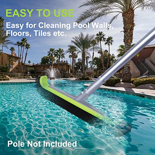 urchindj Pool Brush Heavy Duty, Premium Nylon Bristle Pool Brushes for Cleaning Pool Walls