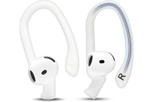 WC HookZ Compatible with Airpods 4 - Adjustable Custom Fit Over-Ear Hooks by Wicked Cushions | Malleable Core for Individual 