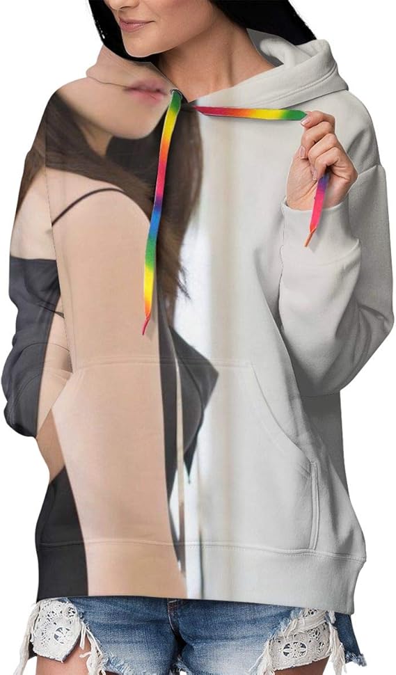 Amazon はしもとかんな Kanna Hashimoto 1 レディース 長袖 プルオーバー パーカー おしゃれ カジュアル レディース パーカー 長袖 裏起毛 カップル 応援服 フード付き プルオーバー 厚手 秋冬 暖かい スウェットシャツ トレーナー パーカー 通販