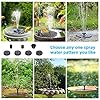 WOHOOH-Solar-Fountain-Pump-3W-Circle-Solar-Water-Features-for-The-Garden-Solar-Powered-Water-Fountain-with-6-Nozzles-Floating-Fountain-Pump-Kit-for-Bird-Bath-Fish-Tank-Patio-Pond-and-Pool WOHOOH Solar Fountain Pump, 3W Circle Solar Water Features for The Garden, Solar Powered Water Fountain with 6 Nozzles…