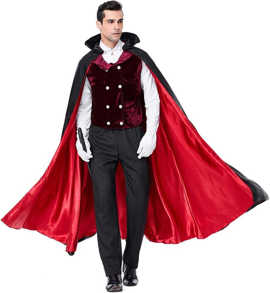 Halloween Vampire Costume Adults Anime Game Cosplay Club Stage Performance Costume Black L Amazon Ca Home Kitchen