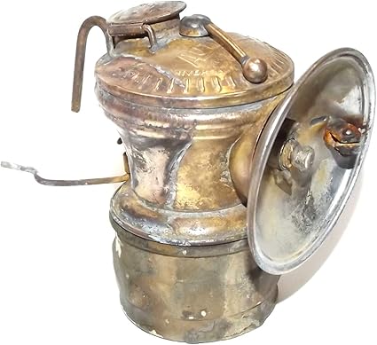 lampara de mineria de carburo de