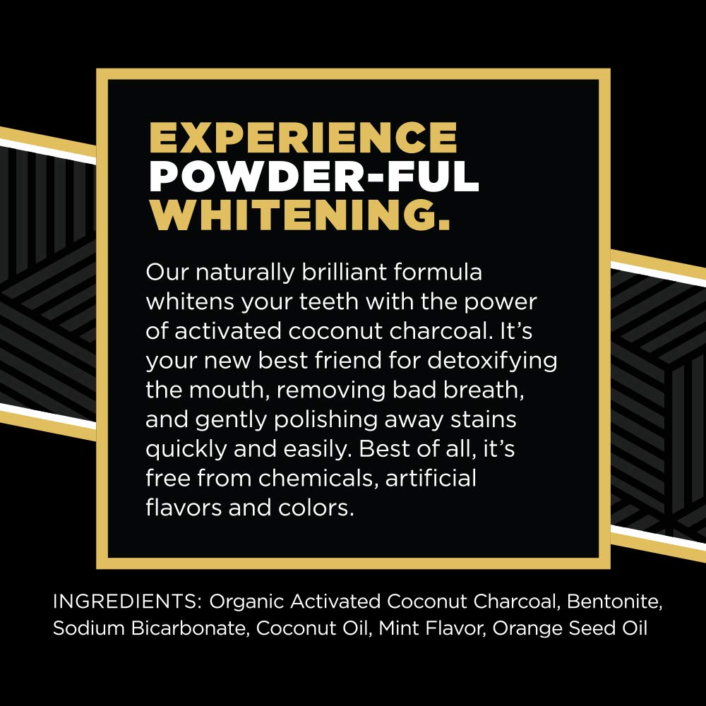 Active Wow Teeth Whitening Charcoal Powder Natural : Beauty
