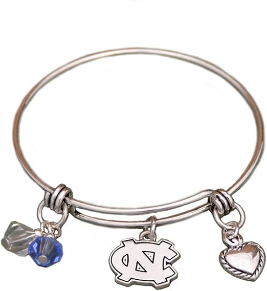 Sports Team Accessories Silver Tone Wire Bracelet with