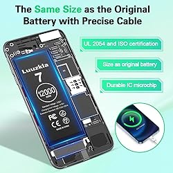 Luuzkla 12000mAh (2025 New Upgrade) Battery