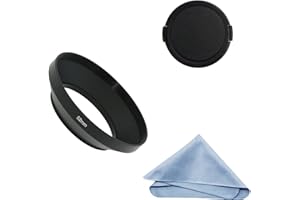 SIOTI 52mm Lens Hood, Matte Treatment Inside, Aluminum Material, Compatible with All Camera Lens S/C/N/F/O/P etc.(52mm)