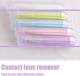 BRITECO 8Pcs Contact Lens Applicator Kit with Tweezers Suction Stick Case view 4