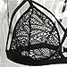 haoricu Women Bra, 2021 Women Floral Lace Bra Top Seamless Bralette Cup Wireless Bra (Black 1, XL)