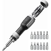 Wesdut 13in1 Multi Ratchet Screwdriver Set Tool All in One, [Built to Last] | CR-V, Multi Screw Driver Set Kit, Flat Head, Philips, Torx, Hex, Square, Cabinets, Heating, RV Repair