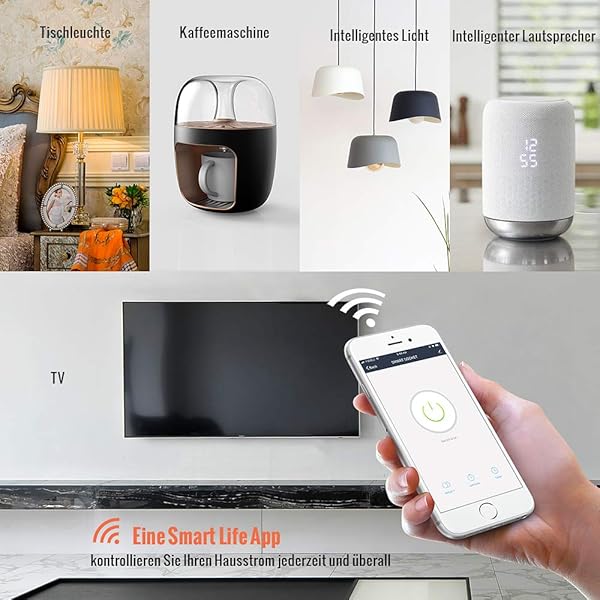 Enchufe Inteligente Wifi Aoycocr Alexa Enchufes Smart Mini Plug 16A 3680W Smart Home Funciona con Amazon Alexa Echo Dot Google Assistant con Control Remoto no se requiere Hub2PACK