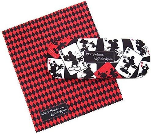 Amazon Co Jp メガネケース クロス付眼鏡入れ シルエット ミッキーマウス ディズニー Ormc ドラッグストア