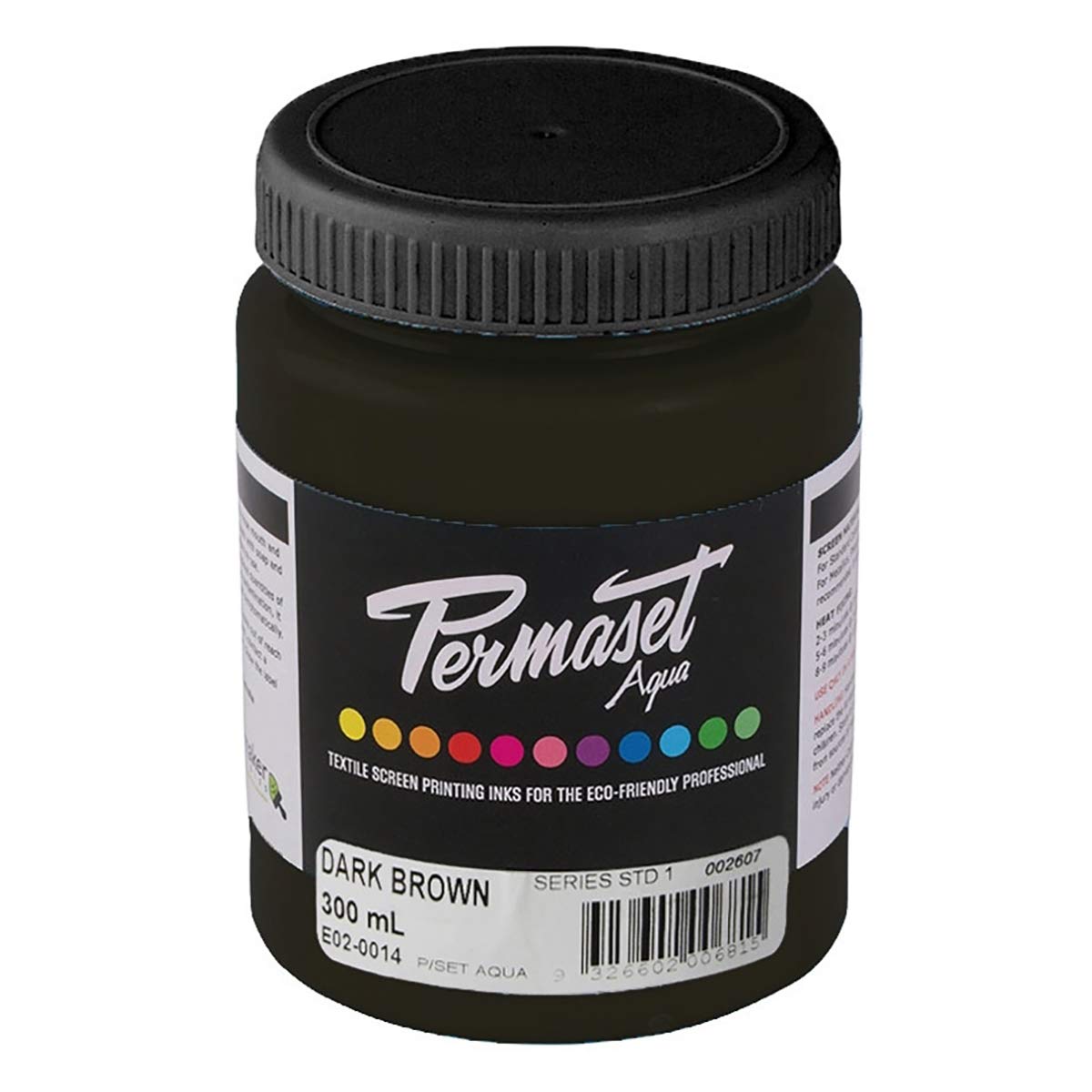 Permaset Aqua 300ml Dark Brown, Ink/Dye, 9.2 x 7.8 x 15.6 cm