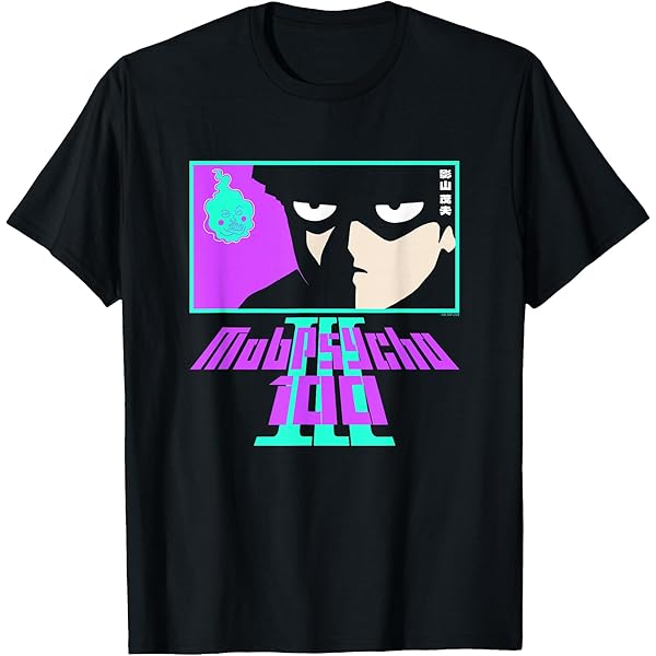Camiseta Mob Psycho 100 - Manga Corta Unisex, Estampado Anime, Algodón Y Poliéster