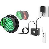 GRPDMDM Industrial Traffic Light,Red/Green Loading Dock Traffic Lights | 4 Inch Industrial Stop/Go Light,100m Remote Control,for Construction Sites,Warehouses