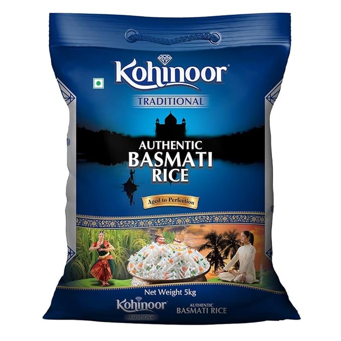 Kohinoor Traditional Authentic Aged Basmati Rice, 5 Kg Amazon.in