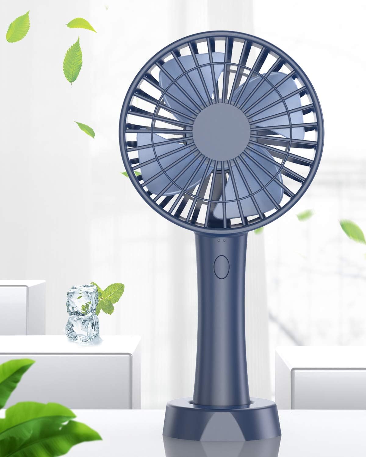 Ventilatore Portatile Ricaricabile USB - 5 Velocità, Batteria 4200mAh | Pieghevole E Tascabile Per Esterni E Interni - Foto 2