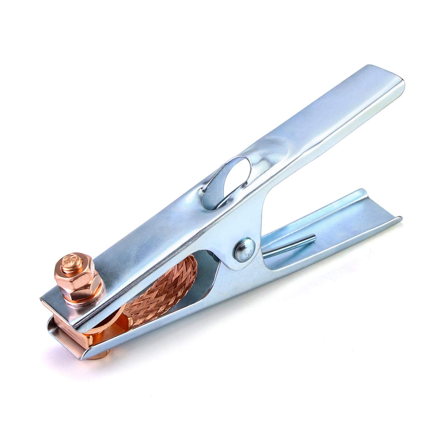 QWORK® Earth Clamp, Welding Ground Clamps, 300AMP ARC Welder TIG and MIG Ground Cable Grip Earth Clamp, for Welding Machine