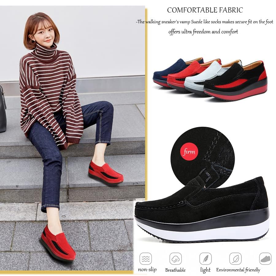 CrazySavage Women's Toning Rocker Walking Shoes